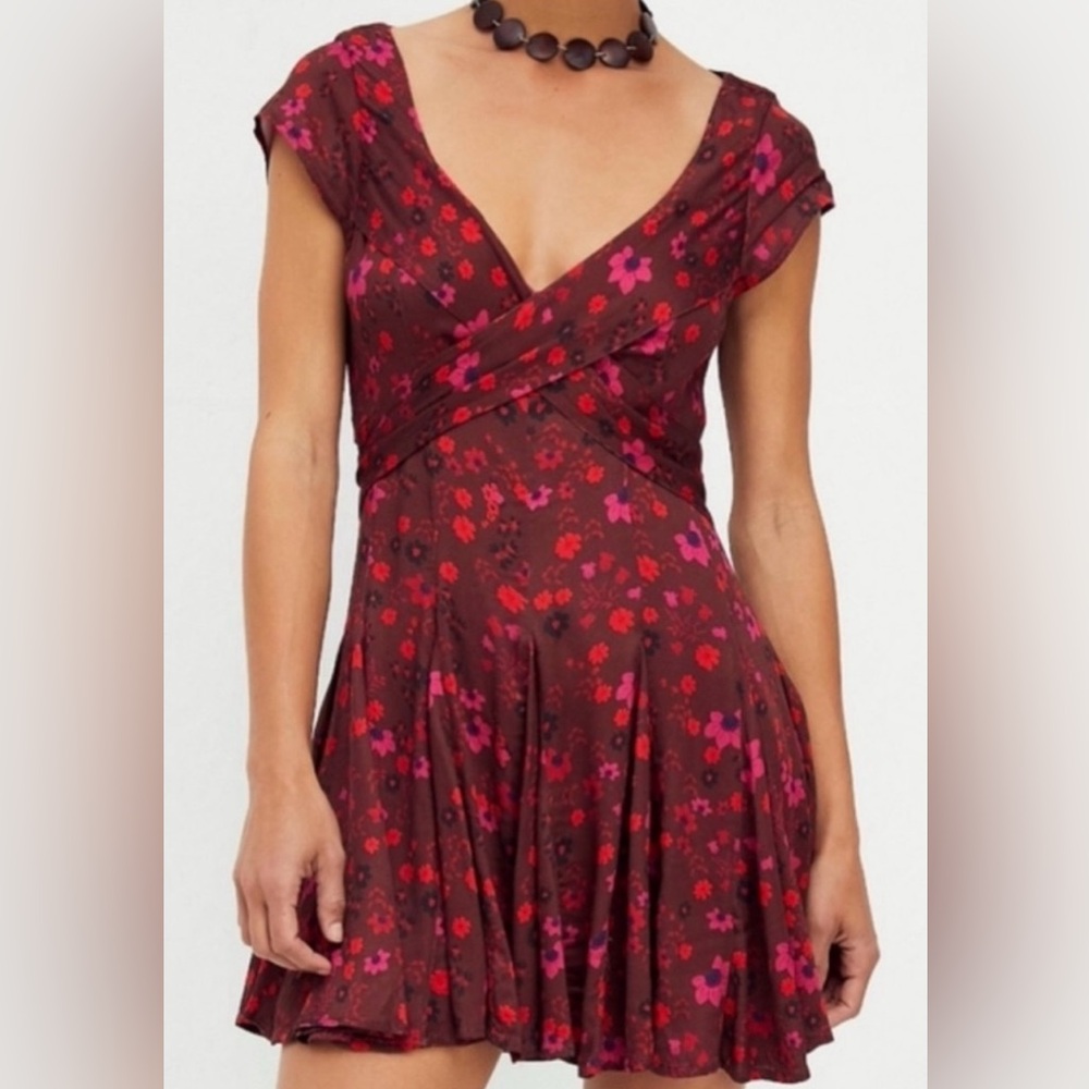 NWT Free People It Takes Two Wrap Dress